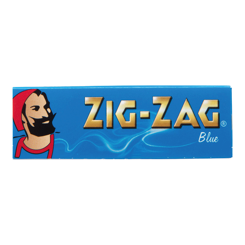 ZIG-ZAG ブルーシングル レギュラーペーパー