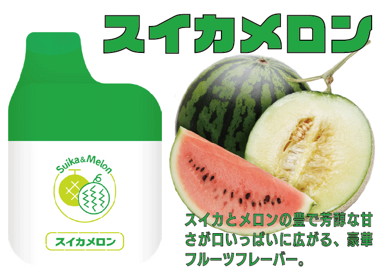 CBDシーシャ800 スイカメロン